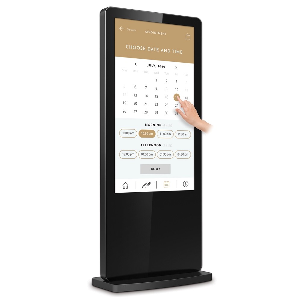 55 Freestanding Touchscreen Kiosk